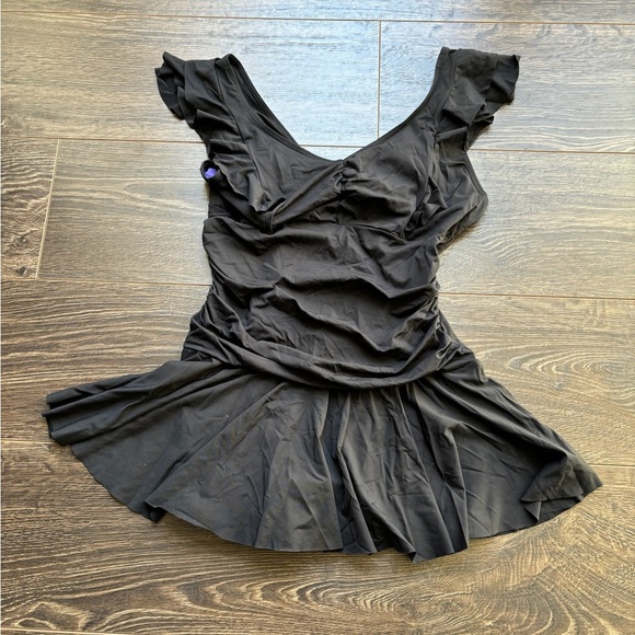 Black Frill Dress - Picture 2 of 4